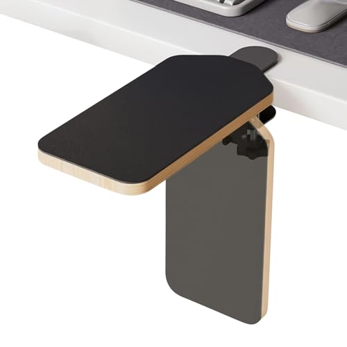 Sghtil Armauflage für Computer | Armauflage aus Holz, verstellbare und um 90° faltbare Armlehne für Studio und Computerarbeit von Sghtil