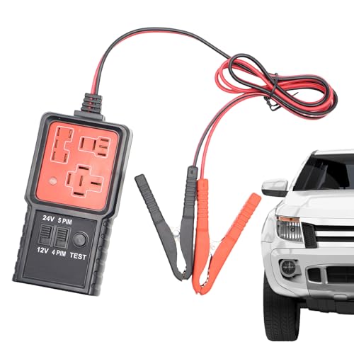 Sghtil Automatischer Relais-Tester | Auto Schaltkreis Tester - Voltmeter Batterie-Finderset für Fahrzeugdiagnose & Heimwerker von Sghtil