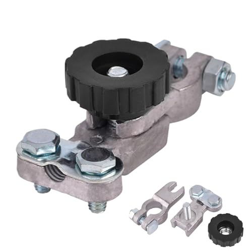 Sghtil Batterie-Isolatorknopf, Autobatterie-Trennclip, Ausschalttaste mit schwerer Batterie | Marine-Netzschlüssel, Fahrzeug-Aus-Werkzeug, Griffisolator von Sghtil