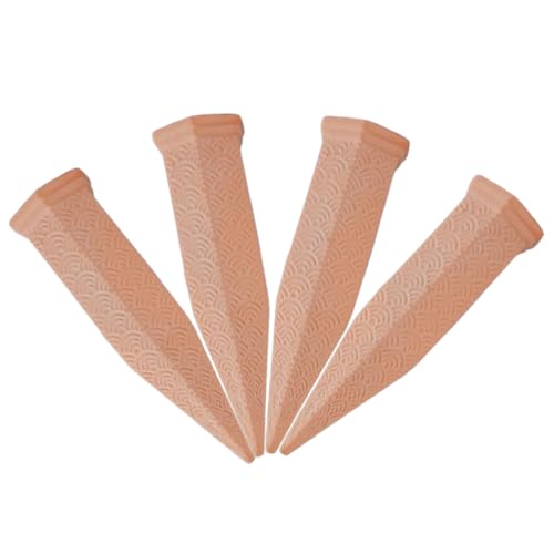 Sghtil Bewässerungsgeräte für Urlaubspflanzen | 4 Stück Bewässerung für Pflanzen, Tropfbewässerung mit langsamer Freisetzung aus Terrakotta für Zimmerpflanzen im Garten von Sghtil