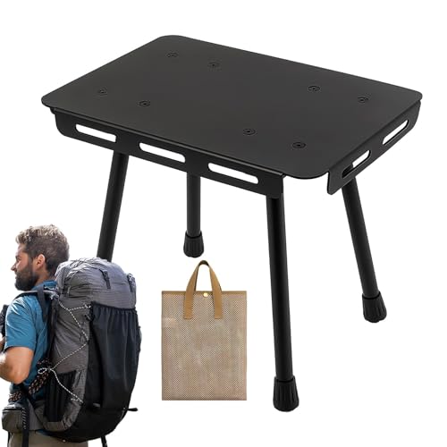 Sghtil Camphocker für Erwachsene, Campinghocker,Tragbarer Sitzhocker | Multifunktionaler Rucksacksitz für BBQ Wandergarten, Outdoor -Picknicktisch im Freien von Sghtil