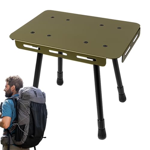 Sghtil Campinghocker, tragbarer Campinghocker - Tragbarer Stuhlhocker - Multifunktionaler Rucksacksitz für BBQ Wandergarten, Outdoor -Picknicktisch im Freien von Sghtil