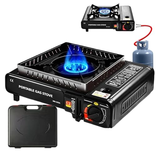Sghtil Campingkocher, tragbarer Campingkocher, kompakt, einfache Wärmeregulierung – ideal für Grill, Wandern, Rucksack und Garten Sghtil Campingkocher, tragbarer Campingkocher, kompakt, einfache Wärmeregulierung – ideal für Grill, Wandern, Rucksack und Garten von Sghtil