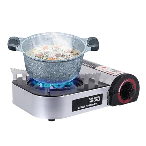 Sghtil Campingkocher - Outdoor-Kocher Zum Kochen Auf Reisen - Kochfeld, Heizplatte & Kompakte Küchenhelfer Für Wohnung, Campingurlaub von Sghtil
