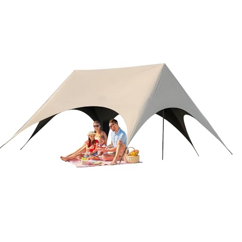 Sghtil Campingunterstand – Camping-Sonnenschirm mit schneller Installation – Windschutz und Haus, widerstandsfähiges für Pool, Picknick, , Garten, Grill, Terrasse und Sghtil Campingunterstand – Camping-Sonnenschirm mit schneller Installation – Windschutz und Haus, widerstandsfähiges für Pool, Picknick, , Garten, Grill, Terrasse und von Sghtil