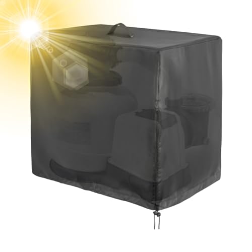Sghtil Deckel für Poolfilter | Wasserpumpenhülle | Wasserschutz | Wasserschutz wasserdicht Einfache Installation Schutz gegen Schmutz Anti-UV Sicherheit für Tiere von Sghtil