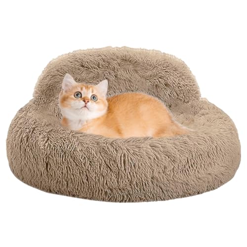 Sghtil Donut-Kissen für Hunde - Rundes weiches Hundebett | Gemütliches Haustiersofa mit erhöhten Kanten Für Kätzchen Welpen Entspannung Im Haus Zimmer Wohnzimmer Erholung Sghtil Donut-Kissen für Hunde - Rundes weiches Hundebett | Gemütliches Haustiersofa mit erhöhten Kanten Für Kätzchen Welpen Entspannung Im Haus Zimmer Wohnzimmer Erholung von Sghtil