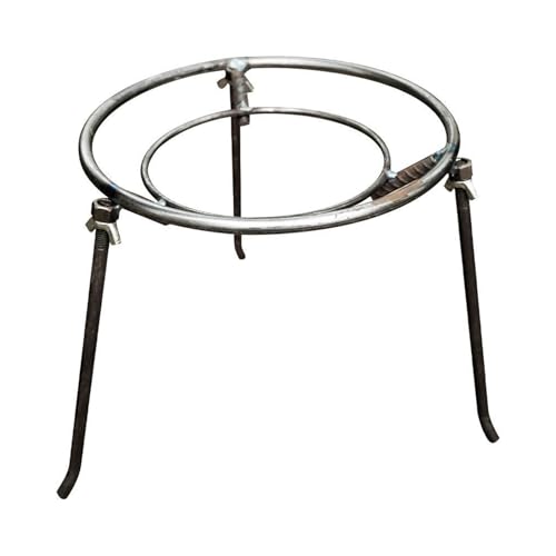 Sghtil Dreibein-Stativ zum Kochen, dreieckiger Grillständer, zusammenklappbar, hitzebeständig, für Küche im Freien, Camping, Wandern, Reisen von Sghtil