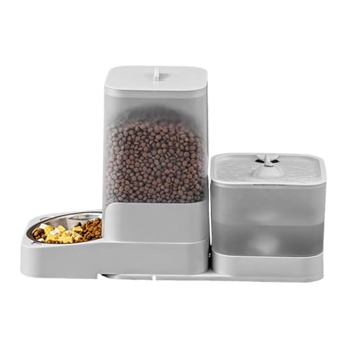 Sghtil Elektrischer Spender für Katzen – Automatischer Futterspender für große Hunde, Behälter mit großer Kapazität mit Schüssel aus Edelstahl, Zubehör für die Fütterung und Sghtil Elektrischer Spender für Katzen – Automatischer Futterspender für große Hunde, Behälter mit großer Kapazität mit Schüssel aus Edelstahl, Zubehör für die Fütterung und von Sghtil