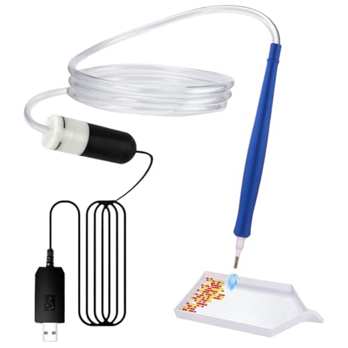 Sghtil Elektrischer Strass-Malstift, Strass-Kunstmalstift, Spol, elektrische Vakuumkunst, Adsorption von Perlen, automatischer Applikator, USB, tragbar von Sghtil