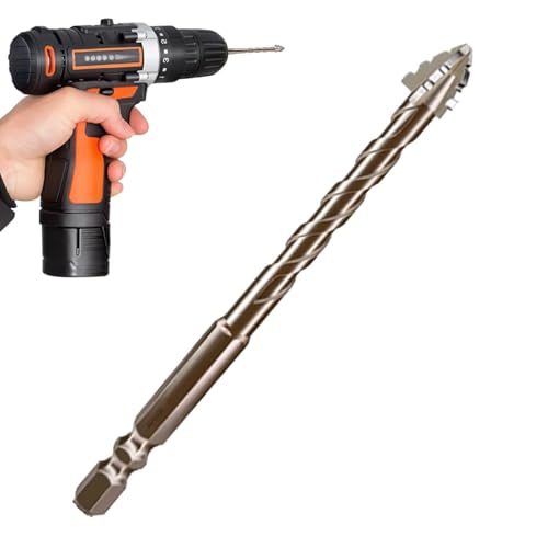 Sghtil Exzenterbohrer mit Wellenschliff - Sechskant-Betonbohrer - Sechskant-Betonbohrer für elektrische Bohrmaschinen mit Sechskantschnittstelle für Beton, Fliesen u Sghtil Exzenterbohrer mit Wellenschliff - Sechskant-Betonbohrer - Sechskant-Betonbohrer für elektrische Bohrmaschinen mit Sechskantschnittstelle für Beton, Fliesen u von Sghtil