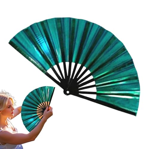 Sghtil Faltbarer Handventilator, großer faltbarer Ventilator für Damen – Fotoprojekte mit Holzrahmen für Tanz, Cosplay, Hochzeit, Partydekoration Sghtil Faltbarer Handventilator, großer faltbarer Ventilator für Damen – Fotoprojekte mit Holzrahmen für Tanz, Cosplay, Hochzeit, Partydekoration von Sghtil