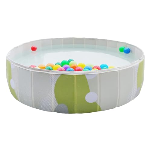 Sghtil Faltbarer Pool – Planschbecken, tragbar, groß, für Garten, tragbar, wasserdicht, schnelle Installation, für Unterhaltung im Freien, für Garten, Terrasse und Hof von Sghtil