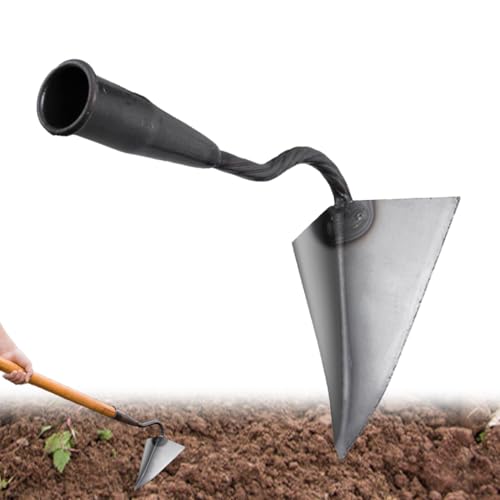 Sghtil Gartenhacke - Düngerhacke - Manuelle ergonomische Grubberhacke für Bodenbearbeitung Rasenpflege Blumenbeet und Gartenarbeit mit -Form von Sghtil