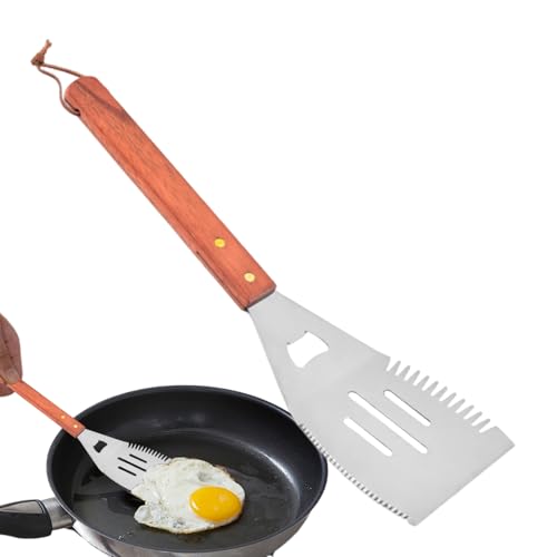 Sghtil Grillspatel,Ergonomisches Grillzubehör | Multifunktionaler Grillspatel für Terrasse, Camping und Garten Sghtil Grillspatel,Ergonomisches Grillzubehör | Multifunktionaler Grillspatel für Terrasse, Camping und Garten von Sghtil