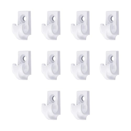 Sghtil Haken für den Außenbereich für Lichterketten – Befestigung für Kabel und Lichterketten | Set mit 10 Halterungen für Teiche, strapazierfähig, Deko, Garten, Innenbereich, stabile Gestaltung von Sghtil