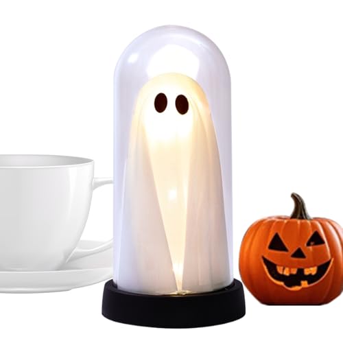 Sghtil Halloween Geister Deko,LED Tischgeist Mit Leuchteffekt Für Tische - Gruseliges Haus Deko Und Schaurige Wohnaccessoires Für Festliche Indoorbereiche Sghtil Halloween Geister Deko,LED Tischgeist Mit Leuchteffekt Für Tische - Gruseliges Haus Deko Und Schaurige Wohnaccessoires Für Festliche Indoorbereiche von Sghtil