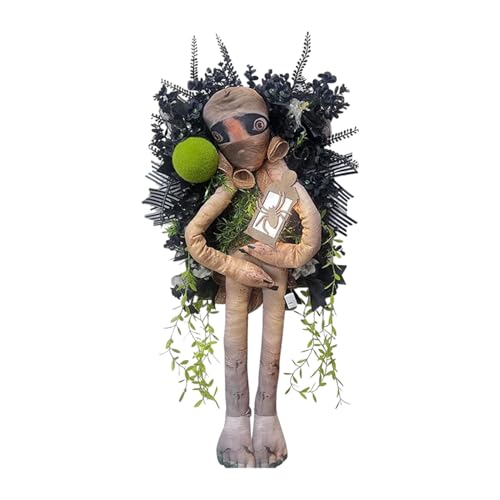 Sghtil Halloween- | Mumienkranz, dekorativ, für Garten, Haus, , Party, Dekoration, Außenbereich, Terrasse, Innen von Sghtil