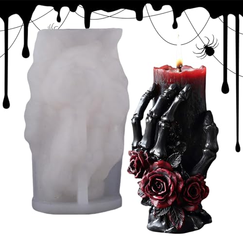 Sghtil Halloween Schädel Kerzen Gießform | Schädelform Duftkerzen Form - Flexibel Wiederverwendbar Party Basteln Formen Für Kinder Erwachsene Frauen Männer Sghtil Halloween Schädel Kerzen Gießform | Schädelform Duftkerzen Form - Flexibel Wiederverwendbar Party Basteln Formen Für Kinder Erwachsene Frauen Männer von Sghtil