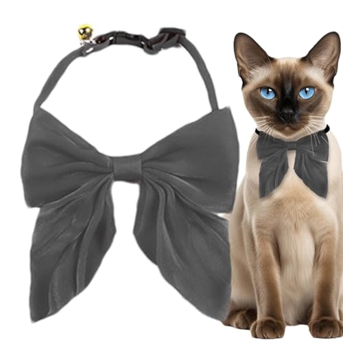 Sghtil Halsband mit Fliege für Katzen, Hundehalsband mit Schleife | Kreatives Katzenhalsband für Kätzchen, Welpenhalsband mit Glocke und Fliege, weiches Katzenhalsband verstellbar mit Schnalle für Sghtil Halsband mit Fliege für Katzen, Hundehalsband mit Schleife | Kreatives Katzenhalsband für Kätzchen, Welpenhalsband mit Glocke und Fliege, weiches Katzenhalsband verstellbar mit Schnalle für von Sghtil