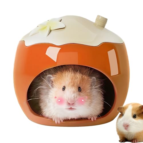 Sghtil Hamsterhaus, großes Hamsterhaus aus Keramik, Lebensraum in Form von Früchten für Kleintiere, Versteck für Chinchillas, Igel, Rennmäuse, Lemmings Sghtil Hamsterhaus, großes Hamsterhaus aus Keramik, Lebensraum in Form von Früchten für Kleintiere, Versteck für Chinchillas, Igel, Rennmäuse, Lemmings von Sghtil