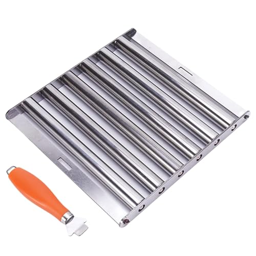 Sghtil Hot Dog-Rolle für Hot Dog, Rolle für Hot Dog, Walzen- oder -Halterung aus Stahl - Grillwerkzeug, Fleischbällchengrill, abnehmbarer -Grill zum Kochen im Freien, von Sghtil