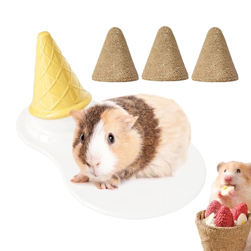 Sghtil Igelmatte | Erfrischende Matte aus Keramik für Hamster – Frischer Teppich, konisch, Landschaftsdekoration, mit Kaustäbchen für Igel, Eichhörnchen, Frettchen Sghtil Igelmatte | Erfrischende Matte aus Keramik für Hamster – Frischer Teppich, konisch, Landschaftsdekoration, mit Kaustäbchen für Igel, Eichhörnchen, Frettchen von Sghtil