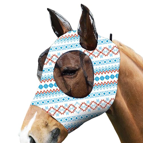 Sghtil Insektenschutz – Insektenschutz – Atmungsaktive Gesichtsabdeckung UV-Schutz weich für bequemen Schutz Training klare Sicht Reiten Outdoor von Sghtil