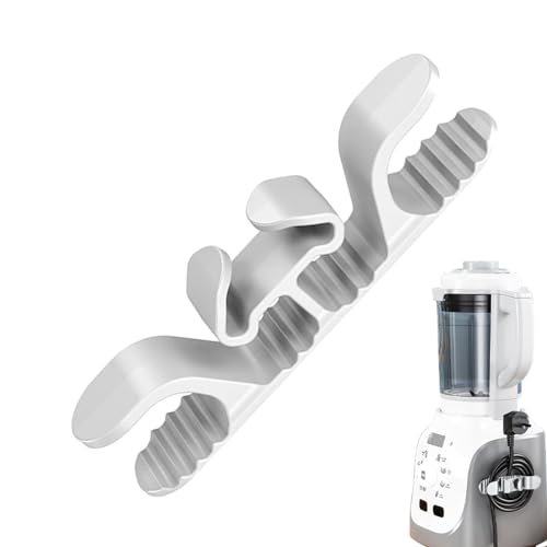 Sghtil Kabel-Clip, Kabelhalter für Schreibtisch, Organisation des Stromkabels, starker selbstklebender Silikonkleber für Kaffeemaschine, Toaster, Schnellkochtopf, Mixer von Sghtil