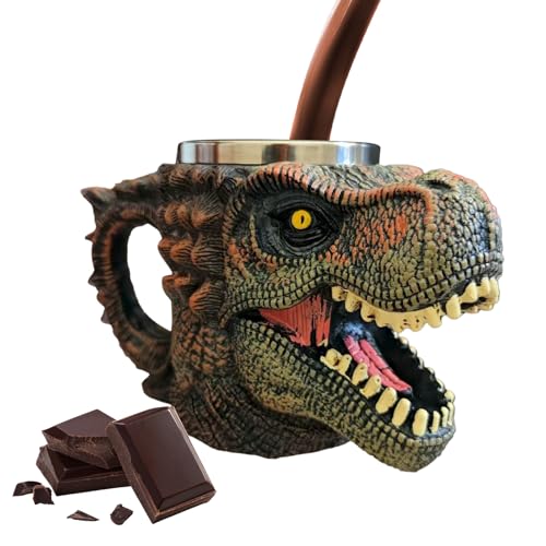 Sghtil Kaffeetasse | Isolierbecher 3D Design | Wiederverwendbarer Thermo Becher für Heißgetränke und Kaltgetränke zu Hause Wohnung Hotel Camping Bier von Sghtil