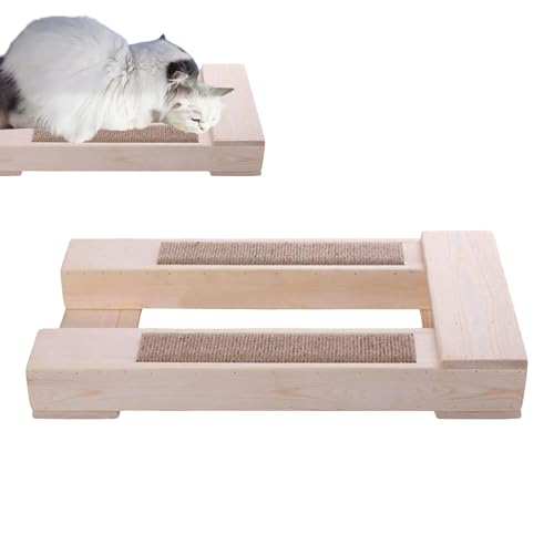 Sghtil Katzen Paarungsstuhl - Aus Holz gefertigter Unterhaltungsbegleiter - Zuchthilfe Für Kurzbeinige Kätzchen Mit Paarungsstuhl - für Kleine bis Große Katzen Tierheim Balkon Hof Schlafzimmer von Sghtil