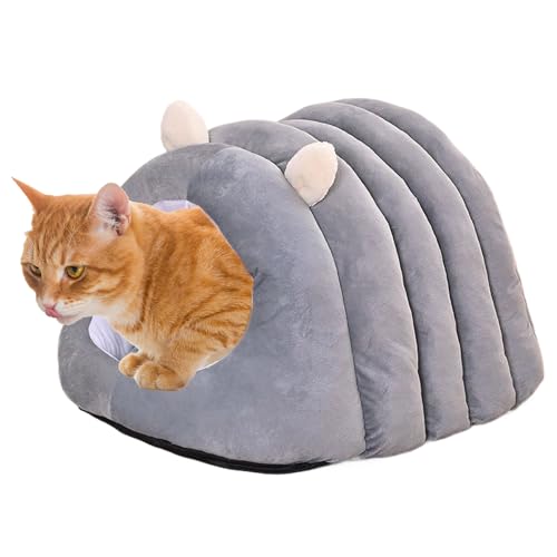 Sghtil Katzenbett in Form einer Höhle, Katzenhaus – bequemes Nest für kleine Tiere Kaninchen Welpen Haus Wohnung Wohnzimmer von Sghtil