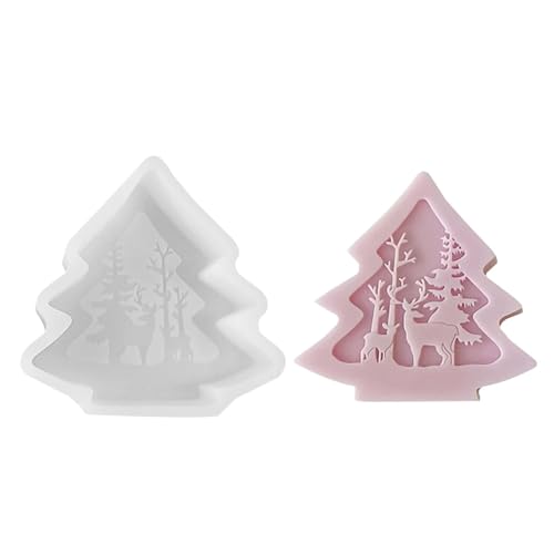 Sghtil Kerzenform für Weihnachtsbaum, Weihnachtsbaumform zur Kerzenherstellung - Epoxidharzform zum Schmelzen | Silikon-Epoxidharzform für die Herstellung von Kerzen Sghtil Kerzenform für Weihnachtsbaum, Weihnachtsbaumform zur Kerzenherstellung - Epoxidharzform zum Schmelzen | Silikon-Epoxidharzform für die Herstellung von Kerzen von Sghtil