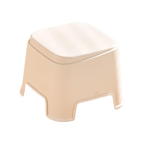 Sghtil Kurzer Hocker - Rutschfester Duschhocker Für Erwachsene & Kinder,Stapelbarer Fußhocker Für Jugendzimmer Wohnbereich Als Badezimmer Hocker Mit Platzsparendem Design von Sghtil