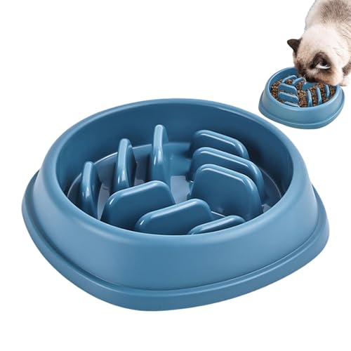 Sghtil Langsamer Futternapf für Hunde, langsamer Futternapf, Labyrinthische Teller für langsames Fressen für Haustiere - Erstickungsfreier Futternapf für Hunde, Sghtil Langsamer Futternapf für Hunde, langsamer Futternapf, Labyrinthische Teller für langsames Fressen für Haustiere - Erstickungsfreier Futternapf für Hunde, von Sghtil