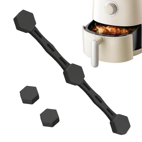Sghtil Luftfritteusen-Magnetschnalle, Silikonschnalle, Luftfritteusen-Magnet, sichere Befestigung aus Pergamentpapier, für Fritteusen, Pergamentpapier von Sghtil