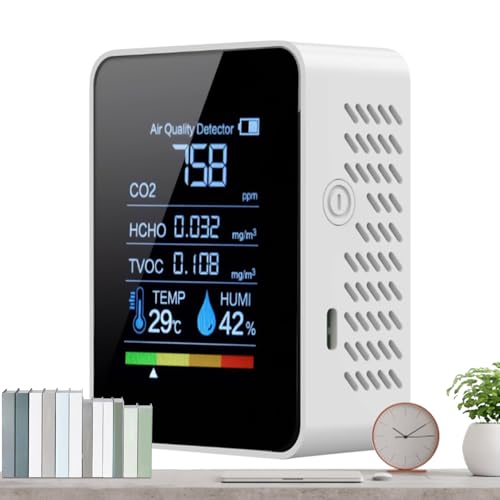 Sghtil Luftqualitätsmessgerät | Intelligenter tragbarer Luftdetektor – Display, tragbar, präzise für Sicherheit, Erkennung zu Hause, Anbau, Gewächshäuser, Schlafzimmer Sghtil Luftqualitätsmessgerät | Intelligenter tragbarer Luftdetektor – Display, tragbar, präzise für Sicherheit, Erkennung zu Hause, Anbau, Gewächshäuser, Schlafzimmer von Sghtil