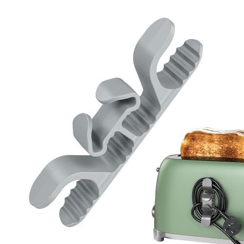 Sghtil Nachttisch-Kabelhalter | Kabelhalter für Kabel | Starker selbstklebender Wand-Kabelhalter aus Silikon für Kaffeemaschine, Toaster, Luftfritteuse, Mixer von Sghtil