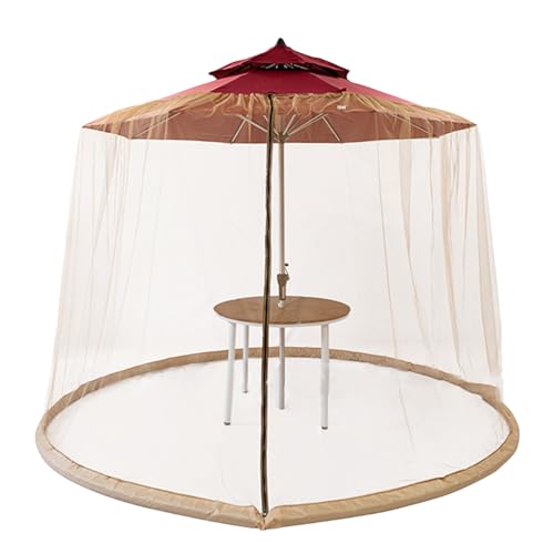 Sghtil Netting für Terrassenschirm, Netting Regenschirm für Patio | des Regenschirms für den Außenbereich | Patio Sunshade Mesh Screen für Garten Balkon, 9,8 x 7,6 m Backyard Canopy Sghtil Netting für Terrassenschirm, Netting Regenschirm für Patio | des Regenschirms für den Außenbereich | Patio Sunshade Mesh Screen für Garten Balkon, 9,8 x 7,6 m Backyard Canopy von Sghtil