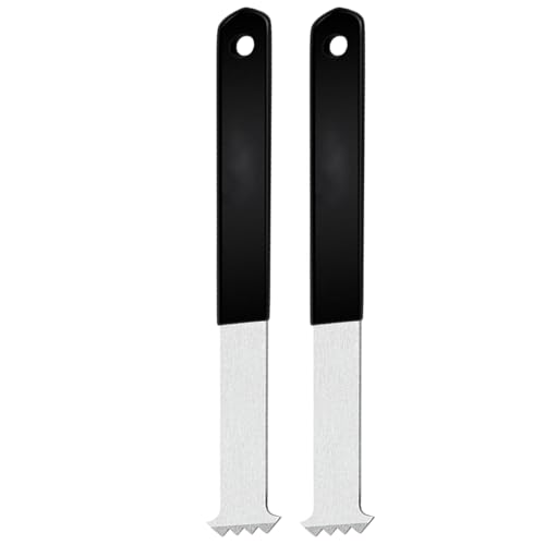 Sghtil Patio Paver Entfernungsinstrument, Pflastersteinwerkzeug - Blöcke ersetzen Remover -Set von 2 | Manuelles Pflasterwerkzeug mit doppelter gemeinsamer Schaber und Anti-Rutsch-Griff für Garten Sghtil Patio Paver Entfernungsinstrument, Pflastersteinwerkzeug - Blöcke ersetzen Remover -Set von 2 | Manuelles Pflasterwerkzeug mit doppelter gemeinsamer Schaber und Anti-Rutsch-Griff für Garten von Sghtil