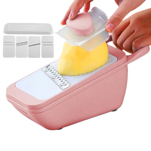 Sghtil Pflanzliche Dicer - Gemüsereibe - Multifunktionaler Chopper für Kartoffelgrill - -Set mit Zange zur Käsevorbereitung für die Zubereitung von Mahlzeiten von Sghtil