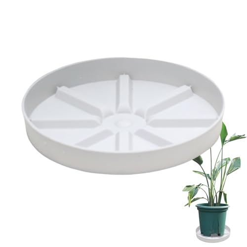 Sghtil Pflanzschalen für Töpfe, Blumentopf-Untersetzer | Robuste Pflanzentropfschalen aus PP - Effizientes Entwässerungsdesign, stabile Pflanzenuntersetzer, Pflanzenbehälterzubehör für den Innen- und von Sghtil