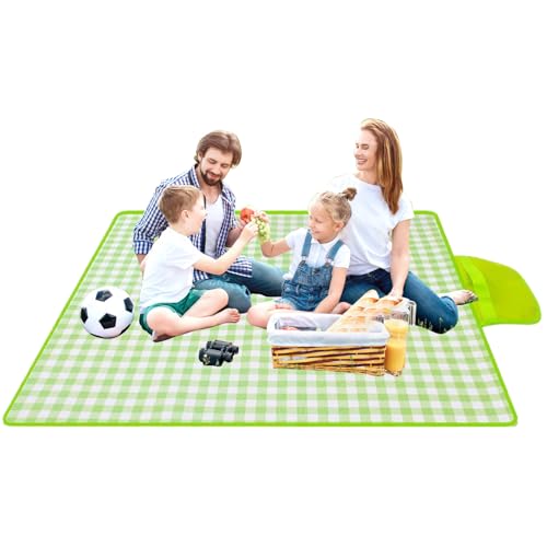 Sghtil Picknickdecke, Picknickdecke – Sandmatte, leicht, faltbar | großes Camping-Sandkissen für Garten, sandfeste Spielzeit Sghtil Picknickdecke, Picknickdecke – Sandmatte, leicht, faltbar | großes Camping-Sandkissen für Garten, sandfeste Spielzeit von Sghtil