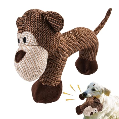 Sghtil Plüschspielzeug für Hunde, quietschendes Hundespielzeug, Kauspielzeug für quietschende Hunde - Super weiches Spielzeug zur Zahnreinigung von Hunden, Plüschspielzeug von Sghtil