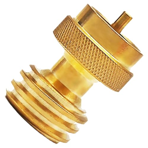 Sghtil Propan-Tankadapter, Propangasadapter von 20 Pfund auf 1 Pfund | Propangas-Konverter aus Messing Propan Ladeadapter 1LB - Tragbarer Adapteranschluss Sghtil Propan-Tankadapter, Propangasadapter von 20 Pfund auf 1 Pfund | Propangas-Konverter aus Messing Propan Ladeadapter 1LB - Tragbarer Adapteranschluss von Sghtil