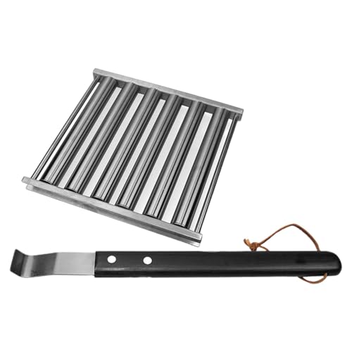 Sghtil -Rolle für Hot Dog, Rollrost für , -Grill mit Holzgriff mit 5 Kapazitäten, -Rolle für Edelstahlgrill, -Gitter, -Gitter, von Sghtil