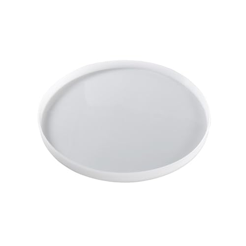 Sghtil Runde Silikonform, 50 cm, Formen aus Epoxidharz, große Formen mit Platte aus Kunstharz, für Tische, Tabletts usw von Sghtil