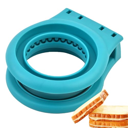 Sghtil Sandwich-Form für Sandwich-Maker – Sandwich-Maker mit integriertem Folienschneider und Versiegelung | tragbare Crêpe-Maker aus Edelstahl für die Sghtil Sandwich-Form für Sandwich-Maker – Sandwich-Maker mit integriertem Folienschneider und Versiegelung | tragbare Crêpe-Maker aus Edelstahl für die von Sghtil