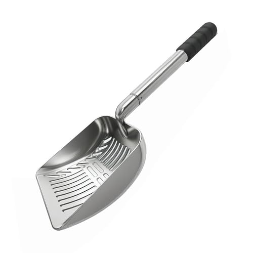 Sghtil Schaufelausgrabung, Ash Sifter - Verstellbarer Holzaschesieb, Holzkohleschaufel aus Edelstahl zur Trennung von Kohle, Reinigungswerkzeuge für Feuergrube von Sghtil