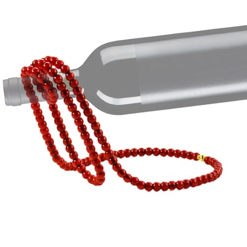 Sghtil Schwimmender Flaschenhalter, Zwischendecke Flaschenhalter Perlmutt, Edelsteinkette Kettenaufhängung, Flaschenhalter, Neuheit Weinflaschenhalter für die Dekoration der von Sghtil